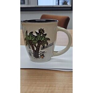 Galveston Island Souvenir Mug Palm Tree Beach agiftcorp Coffee Cup Gift Texas